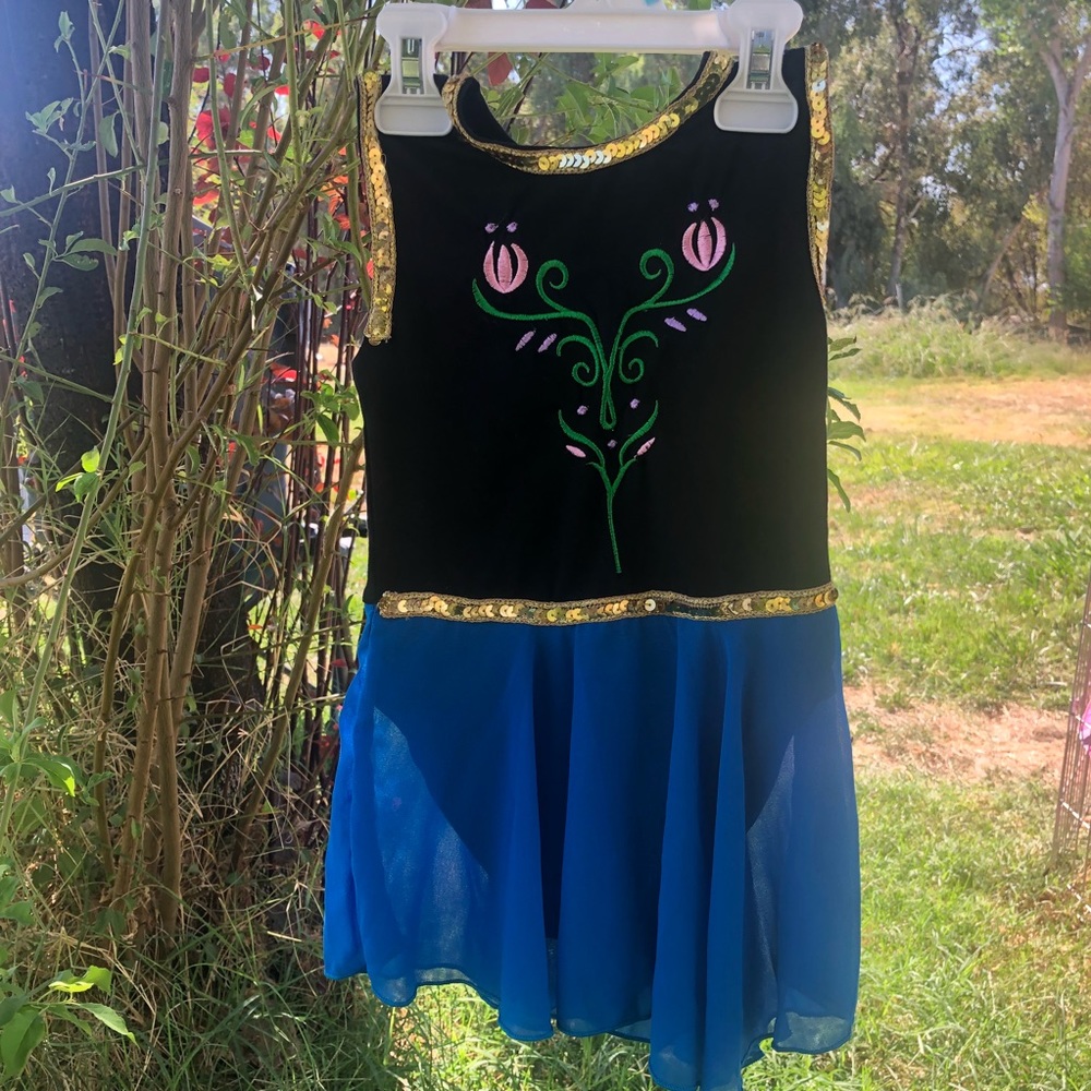 Ballet leotard 4-5 yo Anna Frozen